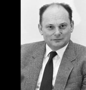 Dramatik Ján Solovič na fotografii z 24. apríla 1986.