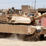 Americký tank typu M1A2 Abrams na archívnej snímke z apríla 2008.
