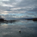Neziderské jazero na arcívnej snímke.