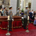 Posledná rozlúčka (vystavenie ostatkov kardinála Tomka) s kardinálom Jozefom Tomkom v Katedrále sv. Alžbety v Košiciach dňa 14. augusta 2022.