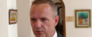 Patrik Groma na archívnej snímke zo septembra 2018. Aj vtzedy bol kandidátom na primátora Žiliny.