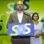 Zľava Ivan Korčok, predseda strany SaS Richard Sulík, Mária Kolíková a Branislav Gröhling (všetci SaS).