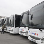 Autobusy spoločnosti eurobus. Archívna snímka