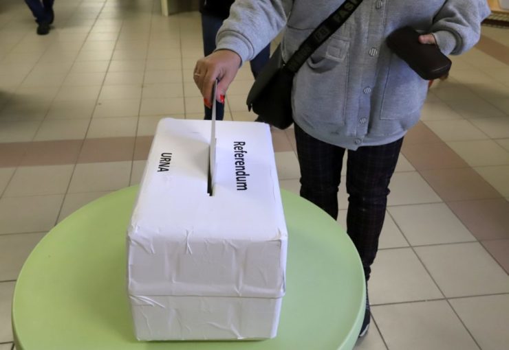 Ilustračné foto - referendum v Sliači