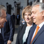 Viktor Orbán s uzbeckým prezidentom Šavkatom Mirzijojevom.