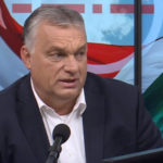 Viktor Orbán v štúdiu verejnoprávneho rozhlase Kossuth Rádió.