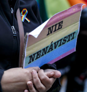 Zhromaždenie Ide nám o život na Námestí SNP v Bratislave vo štvrtok 27. októbra 2022. Konalo sa po dvojnásobnej vražde na Zámockej.