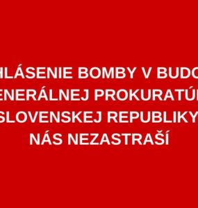Vyhlásenie generálneho prokurátora SR Maroša Žilinku