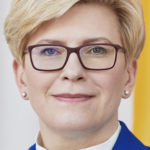 Litva predĺži núdzový stav. Litovská premiérka Ingrida Šimonyté.