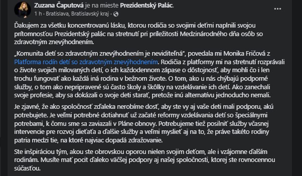 Status prezidentky Zuzany Čaputovej
