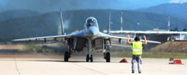 Slovenský MiG na archívnej snímke.