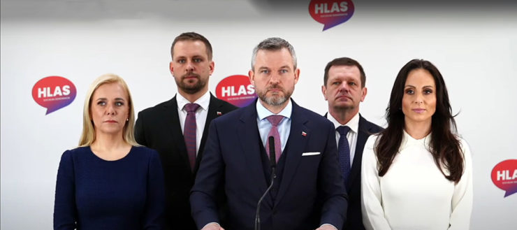 Predstavitelia strany HLAS-SD