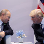 Archívna snímka: Donald Trump a Vladimir Putin. Foto: Reuters, Carlos Barri