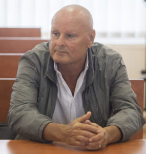 Na snímke svedok Bernard Slobodník na súdnom pojednávaní