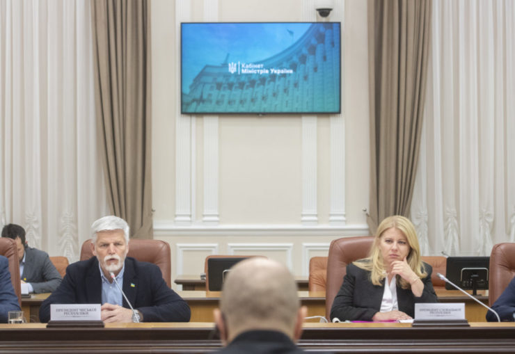 Prezidentka SR Zuzana Čaputová a prezident ČE Petr Pavel navštívili 28. apríla Ukrajinu.