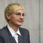 Nový člen Rady fondu na podporu vzdelávania Hronček nahraní Mariu Šofranko, na snímke.