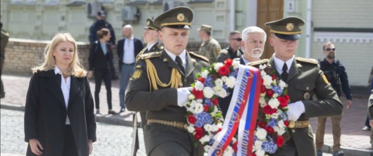 Zuzana Čaputová a Petr Pavel navštívili v piatok 28. apríla Kyjev.