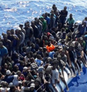 Migranti. Zdroj FB Verejnosť proti nátlaku a psychickému mučeniu