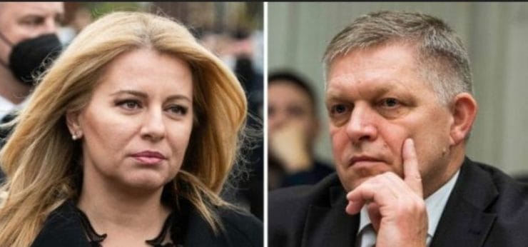 Premiér Robert Fico (Smer-SD), Prezidentka Zuzana Čaputová