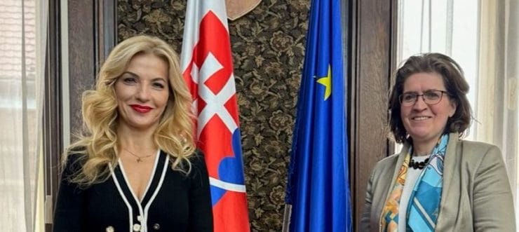 ministerka kultúry SR_Martina Šimkovičová a holandská veľvyslankyňa Gabriella Sancisi