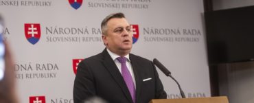 Na snímke podpredseda Národnej rady (NR) SR a predseda Slovenskej národnej strany (SNS) Andrej Danko