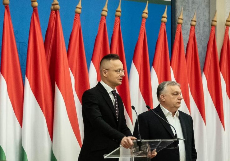 maďarský minister zahraničných vecí Péter Szijjártó
