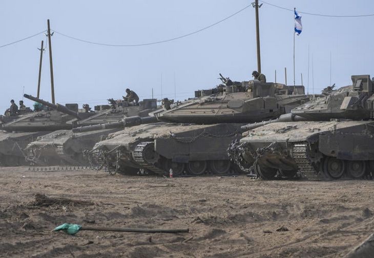 v pásme Gazy po útokoch Hamasu na Izrael