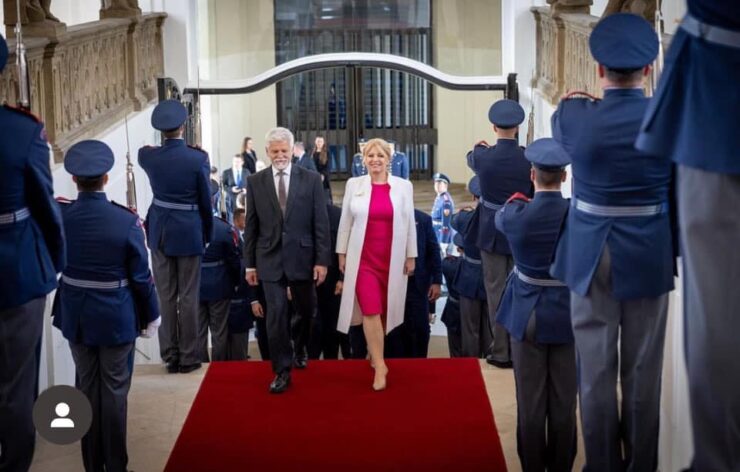 Rozlúčková návšteva Česka: Čaputová a Pavel si navzájom udelili najvyššie štátne vyznamenania