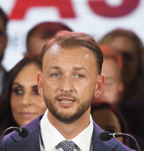 predseda strany Hlas-SD Matúš Šutaj Eštok