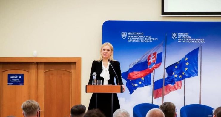 ministerka hospodárstva Denisa Saková (Hlas-SD)
