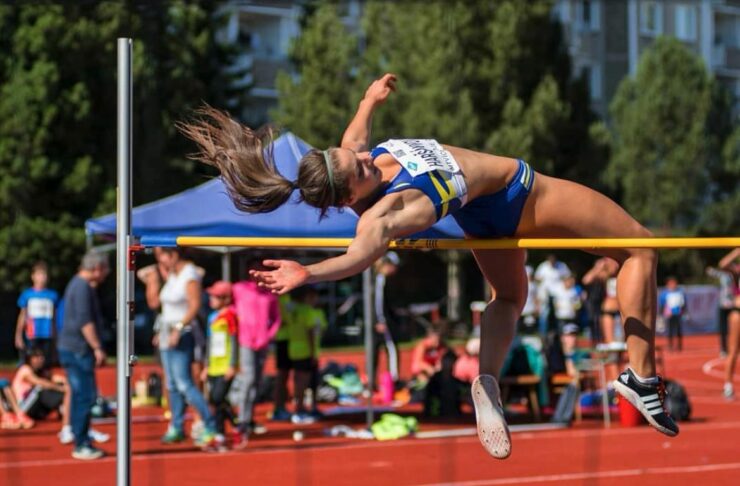 K. Haršányová, úspešná atlétka aj študentka