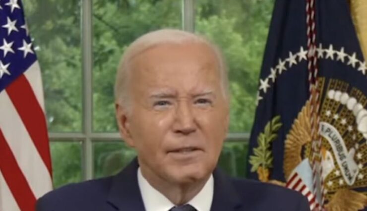 Americký prezident Joe Biden vo svojom televíznom príhovore