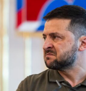 Ukrajinský prezident Volodymyr Zelenskyj.