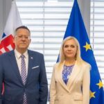 Ministerka hospodárstva Denisa Saková (Hlas-SD) a minister financií Ladislav Kamenický