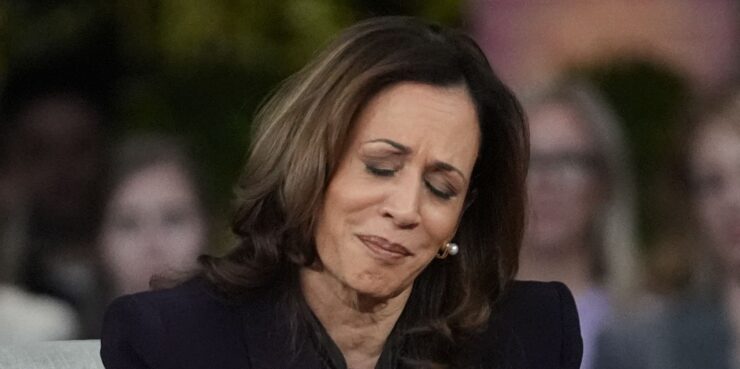 Demokratická nominantka na post prezidenta USA Kamala Harrisová