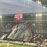 Úvodné choreo fanúšikov Spartaka v derby so Slovanom - Zdroj - redakcia Erepot Trnava