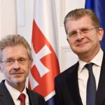 Podpredseda Národnej rady (NR) Slovenskej rady (SR) Peter Žiga (Hlas-SD) a predseda Senátu Parlamentu Českej republiky Miloš Vystrčil, zdroj: tasr