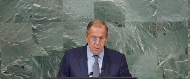 ruský minister zahraničných vecí Sergej Lavrov