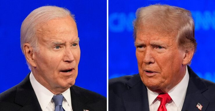 Joe Biden, Donald Trump