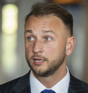 minister vnútra Matúš Šutaj Eštok (Hlas-SD)