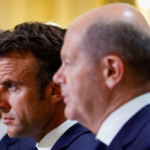 Emmanuel Macron a Olaf Scholz