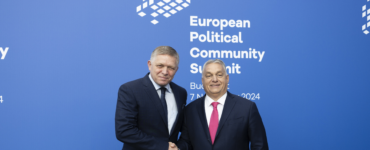 slovenský premiér Robert Fico a jeho maďarský náprotivok Viktor Orbán