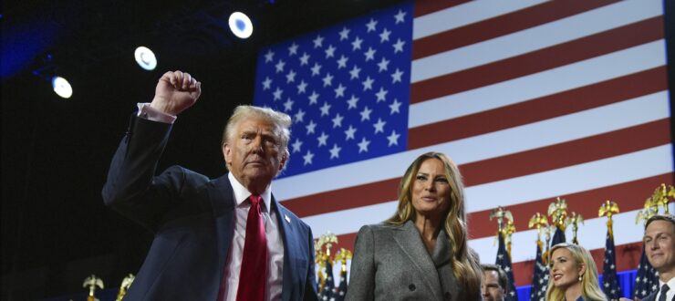 Donald Trump a manželka Melania Trumpová