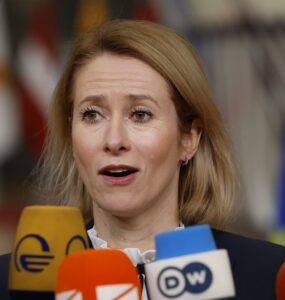 Šéfka zahraničnej politiky EÚ Kaja Kallasová