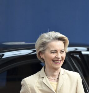 Na snímke predsedkyňa Európskej komisie Ursula von der Leyenová