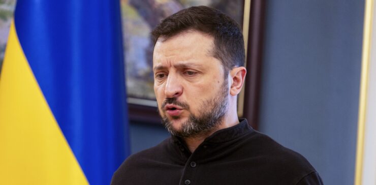 Ukrajinský prezidnet Volodymyr Zelenskyj