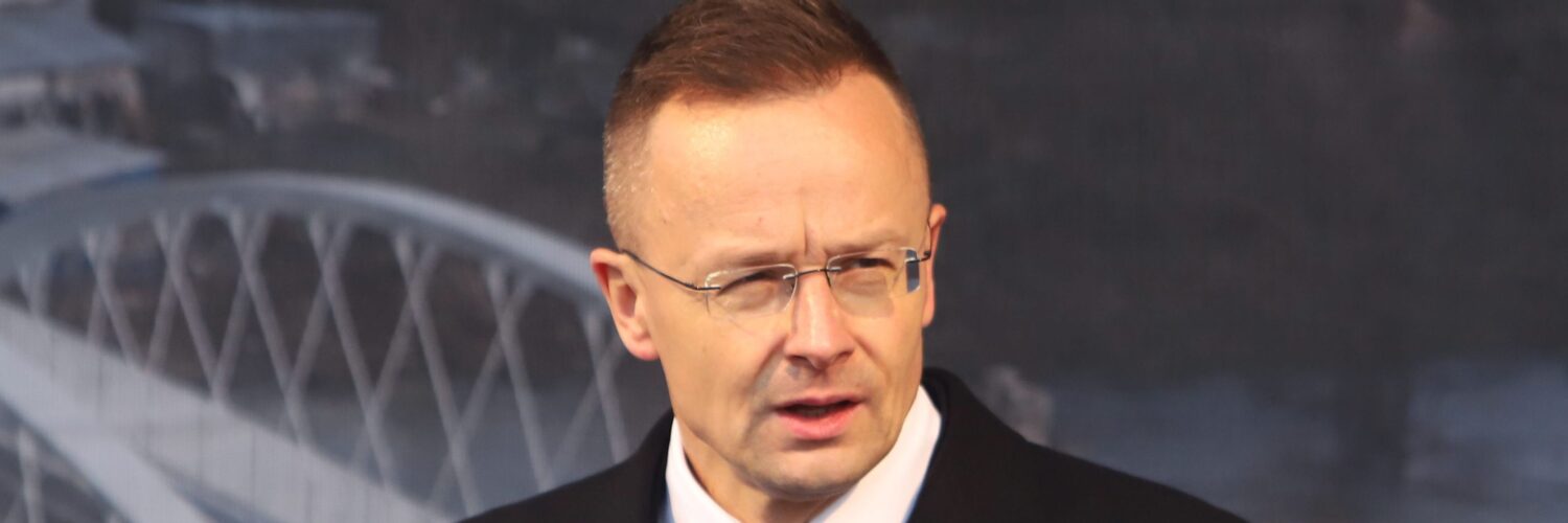 minister zahraničných vecí a obchodu Péter Szijjártó