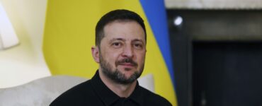 Na snímke ukrajinský prezident Volodymyr Zelenskyj