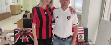 Zuzana Schmidtová a Miroslav Greguš z Bínoviec prišli darovať krv tiež, foto fcspartak.com