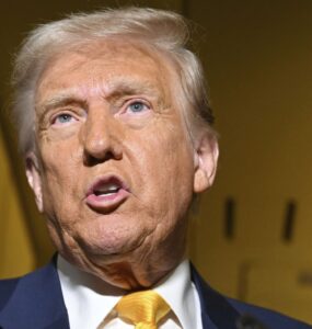 Na snímke prezident USA Donald Trump